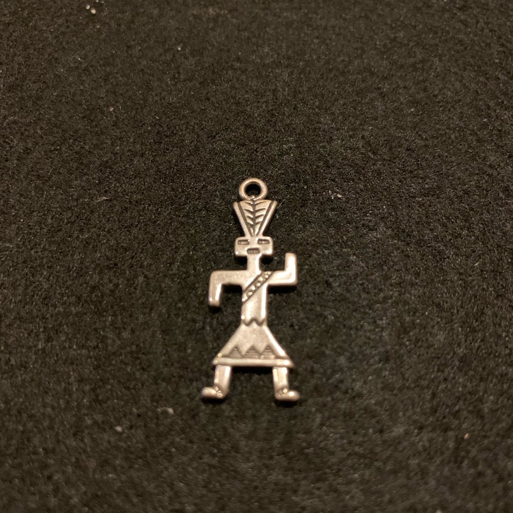 STERLING NATIVE AMERICAN WARRIOR CHARMS/PENDANTS - Picture 3 of 5